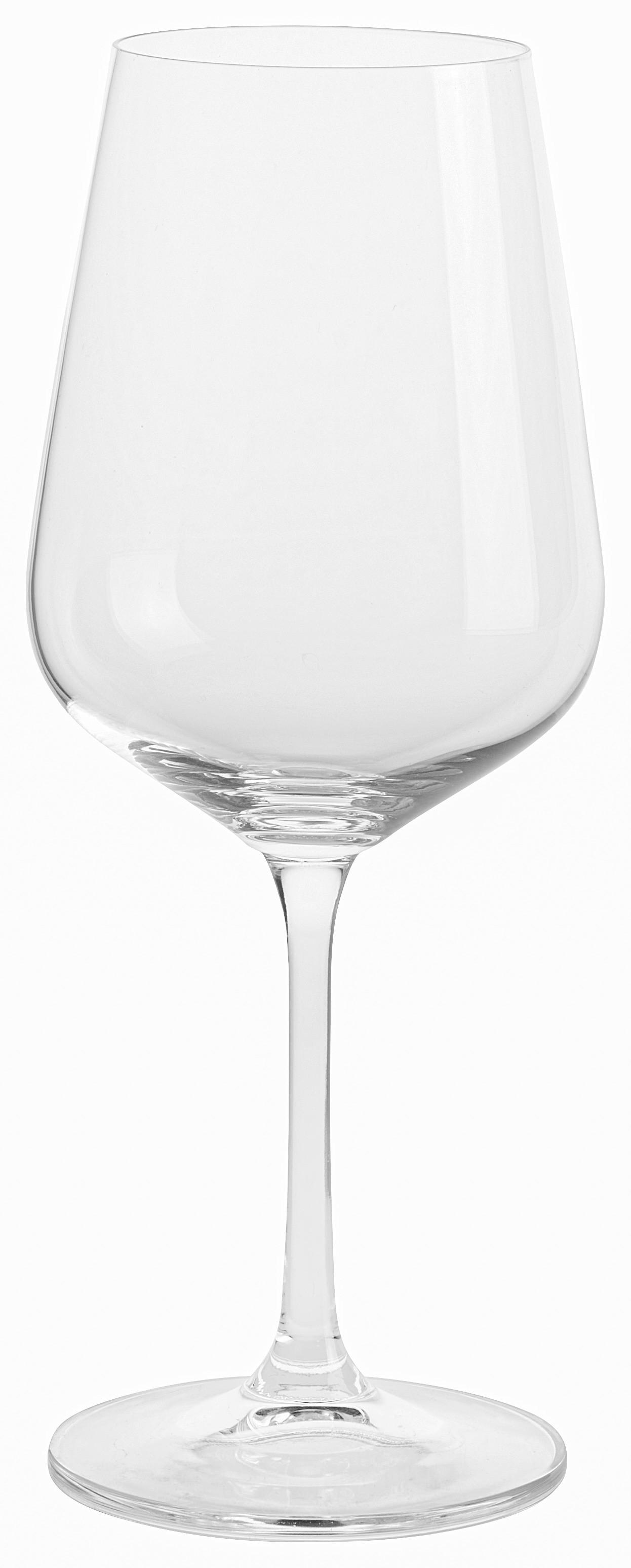 KIELISZEK DO WINA CZERWONEGO 107 055 001 - przezroczysty, Basics, szkło (0,48l) - Novel