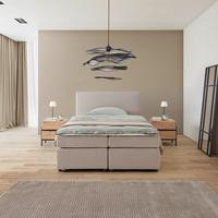 Box Krevet Melina - bež/crna, Moderno, tekstil/drvo (140/200cm) - Bessagi Home