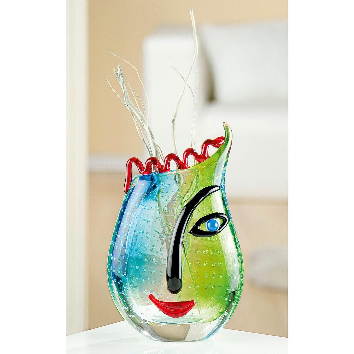 Vase Multicolor - Multicolor, Basics, Glas (17/28/9cm)