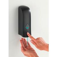 Dozator săpun Ranera - negru, Modern, plastic (7/22/7,5cm) - Wenko