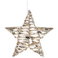 LED-Weihnachtsfigur Yven Goldfarben - Goldfarben, KONVENTIONELL, Metall (30/8/30cm)
