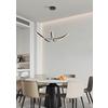 LED-HÄNGLAMPA HIT - svart, Modern, metall/plast (74/22/120cm) - Mömax