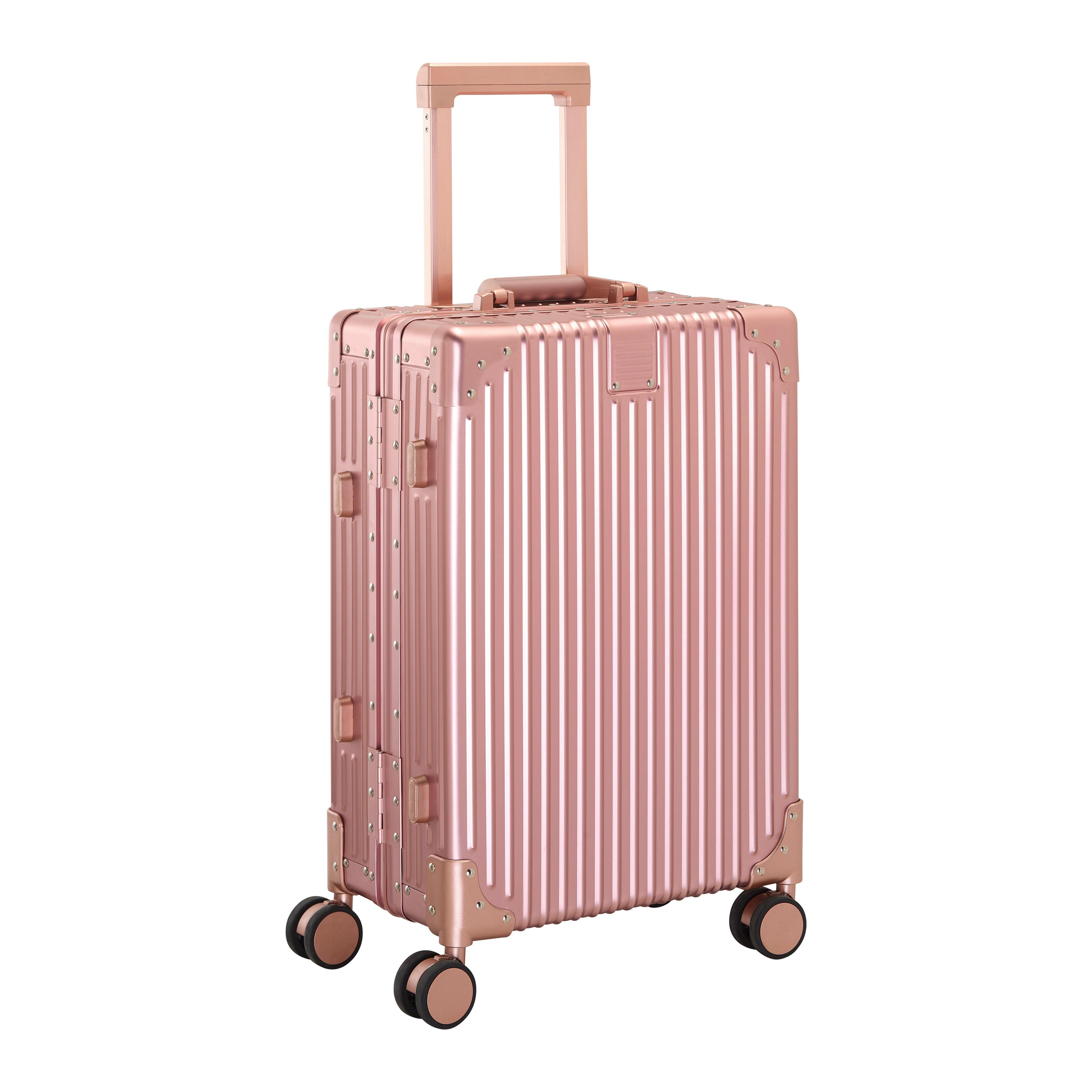 Reisekoffer Dubai Roségold ca. 36l - Roségold, KONVENTIONELL, Metall (56/36/22cm) - Mömax