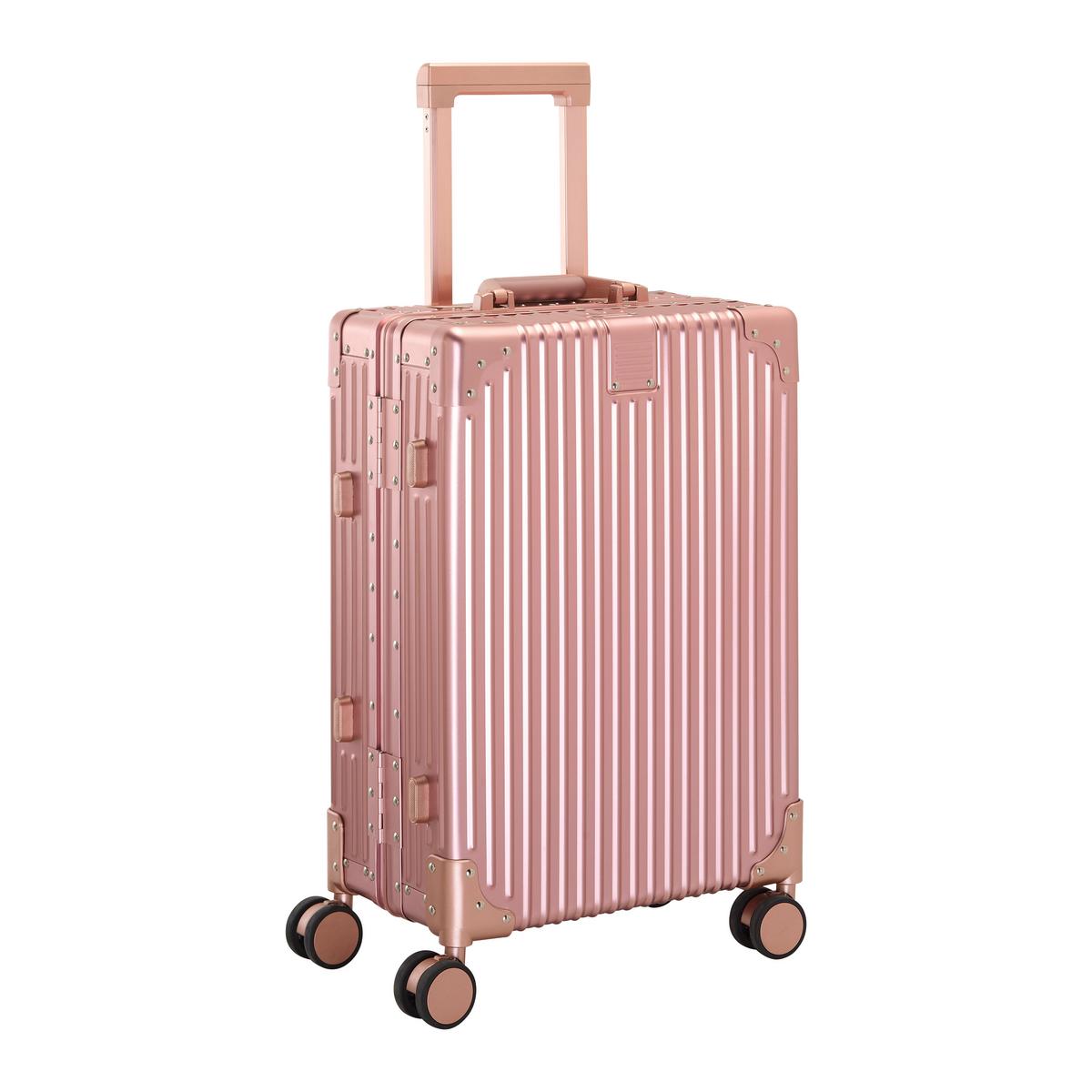 Reisekoffer Dubai Roségold ca. 36l - Roségold, KONVENTIONELL, Metall (56/36/22cm) - Mömax