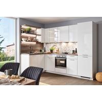 Eckküche Flash Grau Hochglanz - Grau Hochglanz, KONVENTIONELL, Holzwerkstoff (160/285cm) - Nobilia