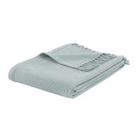 Tagesdecke Frieda Rauchblau ca. 130x180cm - Blau, LIFESTYLE, Textil (130/180cm) - Modern Living