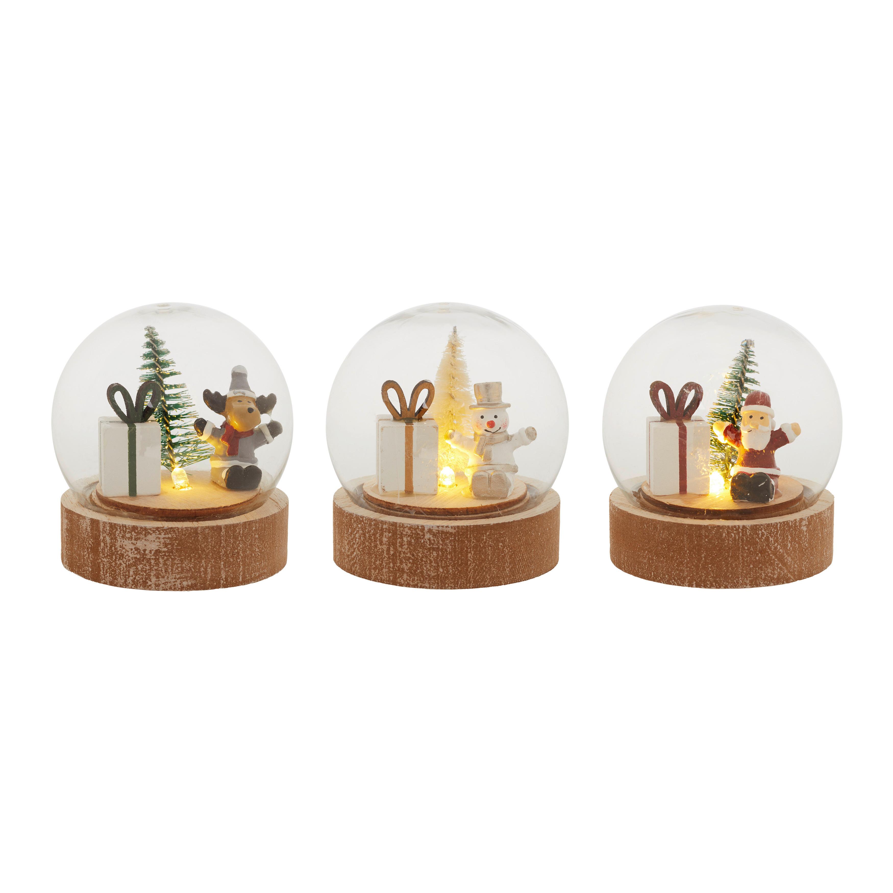Led Dekorativna Svjetiljka Aryana - bijela/zelena, Konvencionalno, drvo/plastika (8/8.5cm) - Modern Living