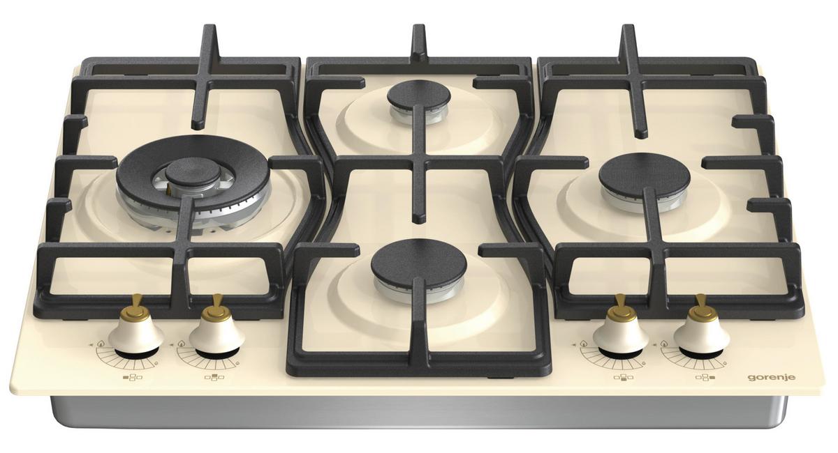 Gázfőzőlap Gw6d42cli - elefántcsont, Modern (60/13/52cm) - Gorenje