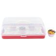 Kuchentransportbox Kimi - M. Kühlakku + Einsatz - Transparent/Lila, Kunststoff (42/29/12,5cm) - Mömax modern living Kuchentransportbox Kimi - M. Kühlakku + Einsatz - Transparent/Lila, Kunststoff (42/29/12,5cm) - Mömax modern living
