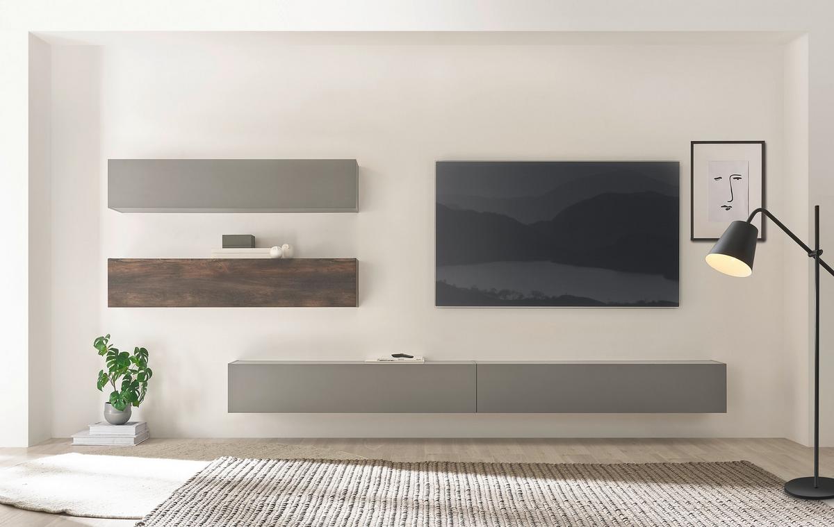 HÄNGEELEMENT LARGO - Eichefarben, Design, Holzwerkstoff (152/30/30cm) - MID.YOU