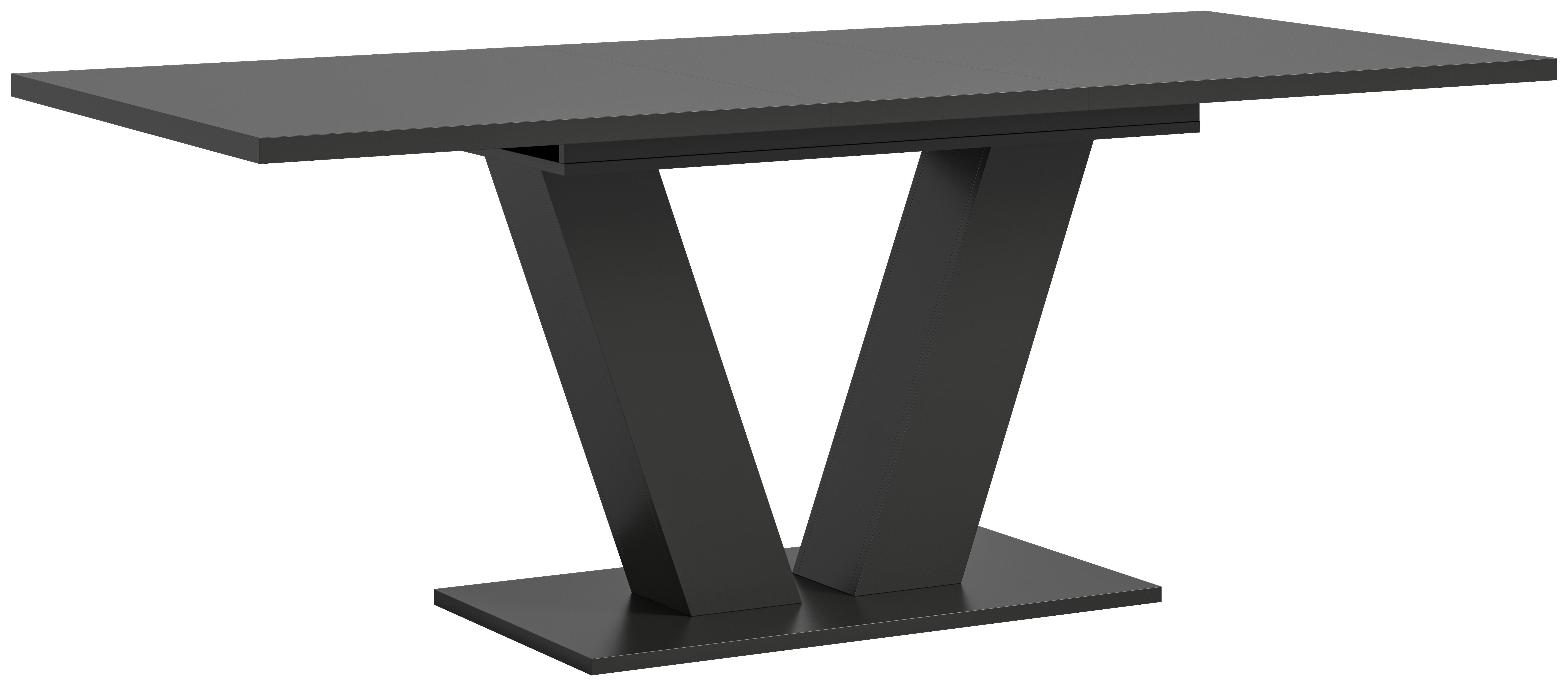 Raztegljiva Miza Marlon V 150 Az, Temno Siva - siva, Trend, leseni material (150-190/90/75cm)