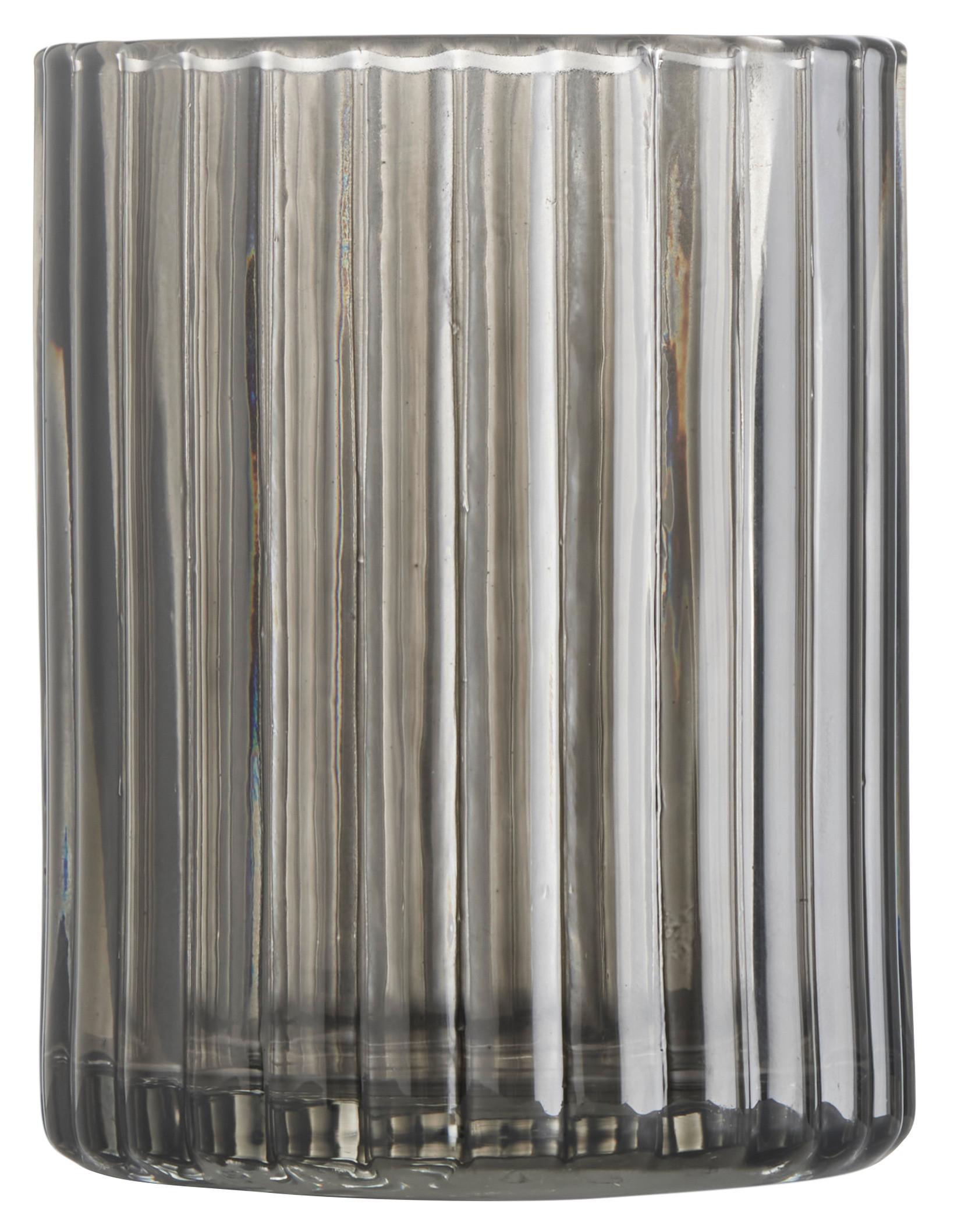 Fogkefetartó Pohár Jesper - sötétszürke, Modern, Üveg (7,5/10cm) - Mömax