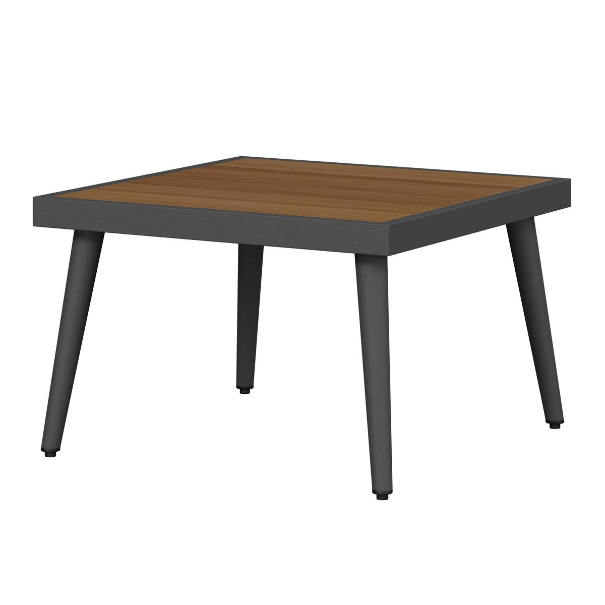 Kerti Garnitúra Sallie - világosszürke/natúr színű, Modern, fa/fém - Bessagi Garden