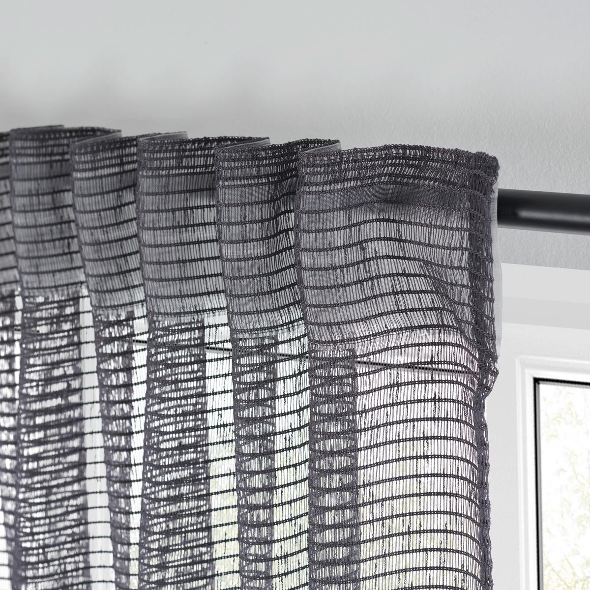 Gotova Zavjesa Luka - antracit, Konvencionalno, tekstil (135/245cm) - Premium Living