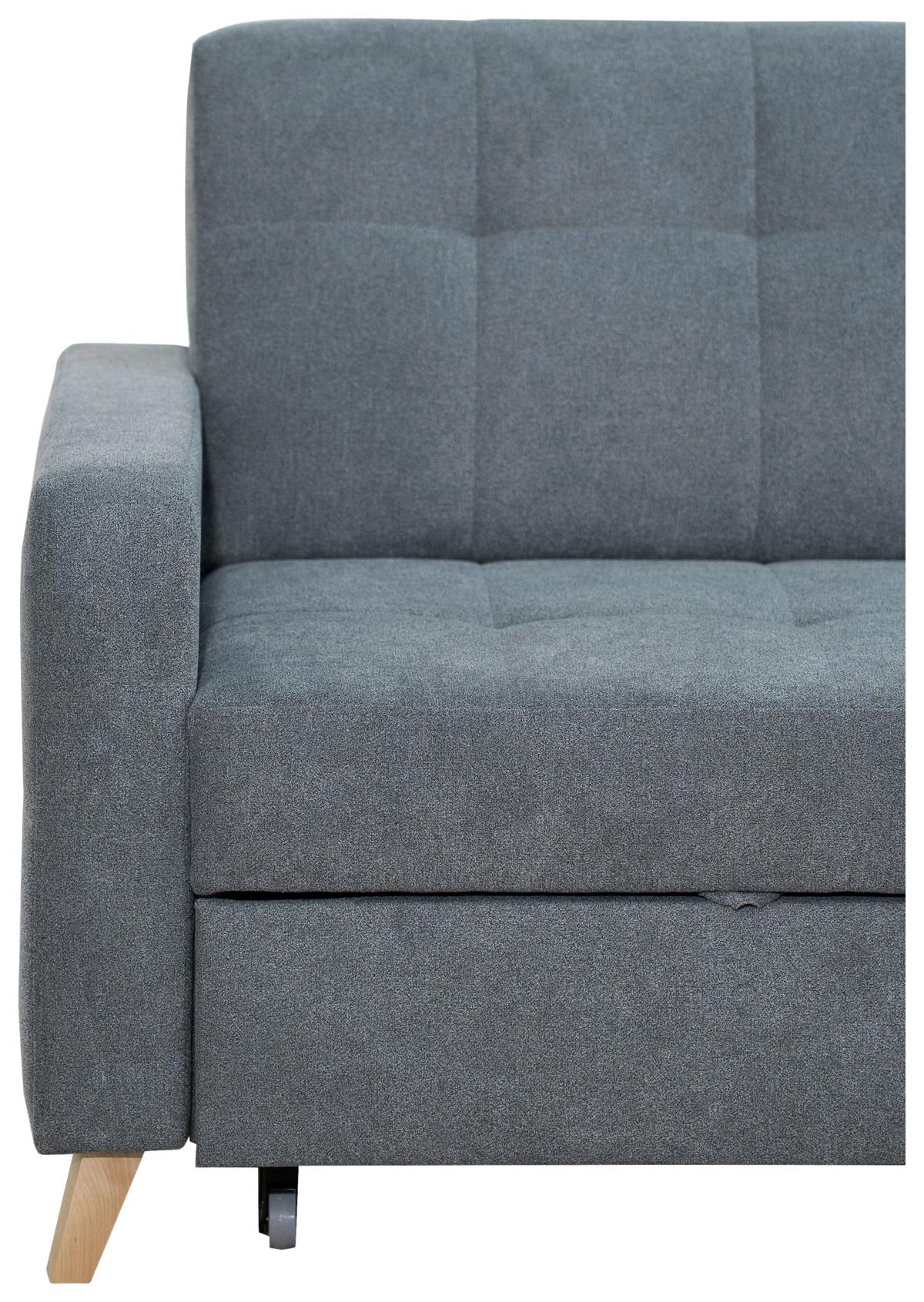 Kutna Garnitura Lars - prirodne boje/boje petroleja, Design, tekstil/drvo (223/161cm) - Best Price