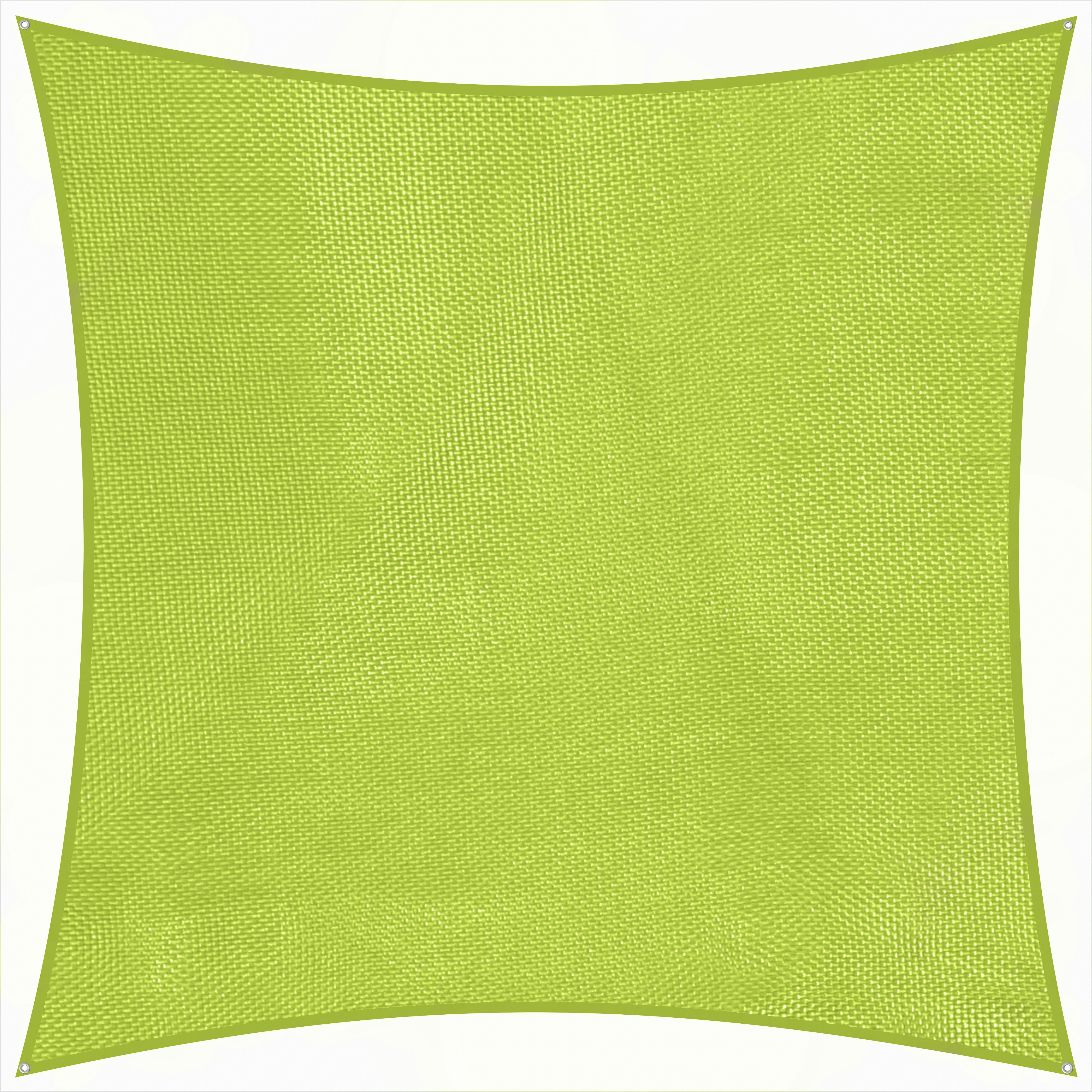 Sonnensegel Teneriffa Quadrat ca.360x0,3x360cm Hellgrün - Hellgrün, Basics, Textil (360/0,3/360cm) - Schneider