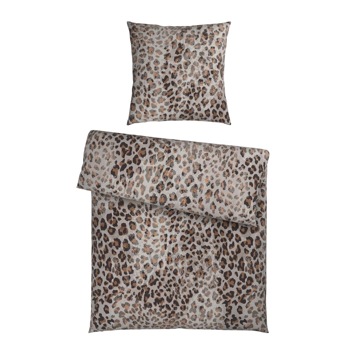 POŚCIEL LEO - brązowy, tkanina (155/220cm) - Dieter Knoll