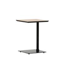 STOLIK BOCZNY ALCOBA - kolor dębowy/czarny, Design, materiał drewnopochodny/metal (45/45/55cm) - Landscape