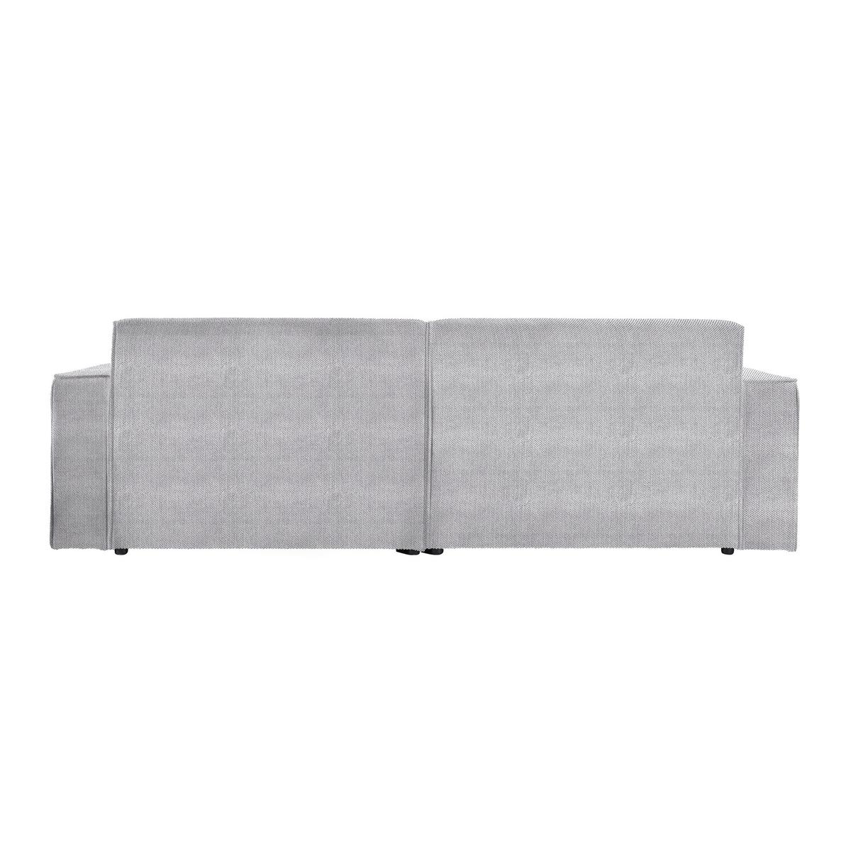 Wohnlandschaft Loft in Hellgrau - Hellgrau/Schwarz, Modern, Kunststoff/Textil (265/75/172cm) - Mömax