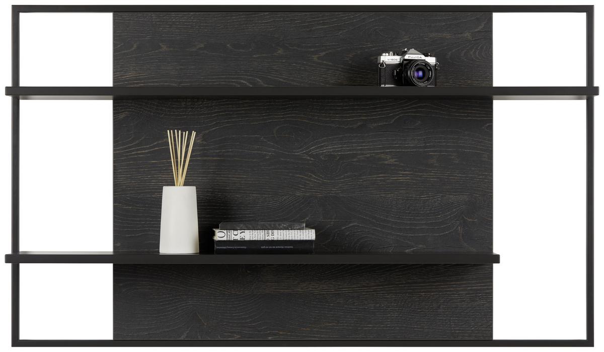 Wandpaneel in Anthrazit - Anthrazit, Modern, Holzwerkstoff (129/75/25cm) - Premium Living