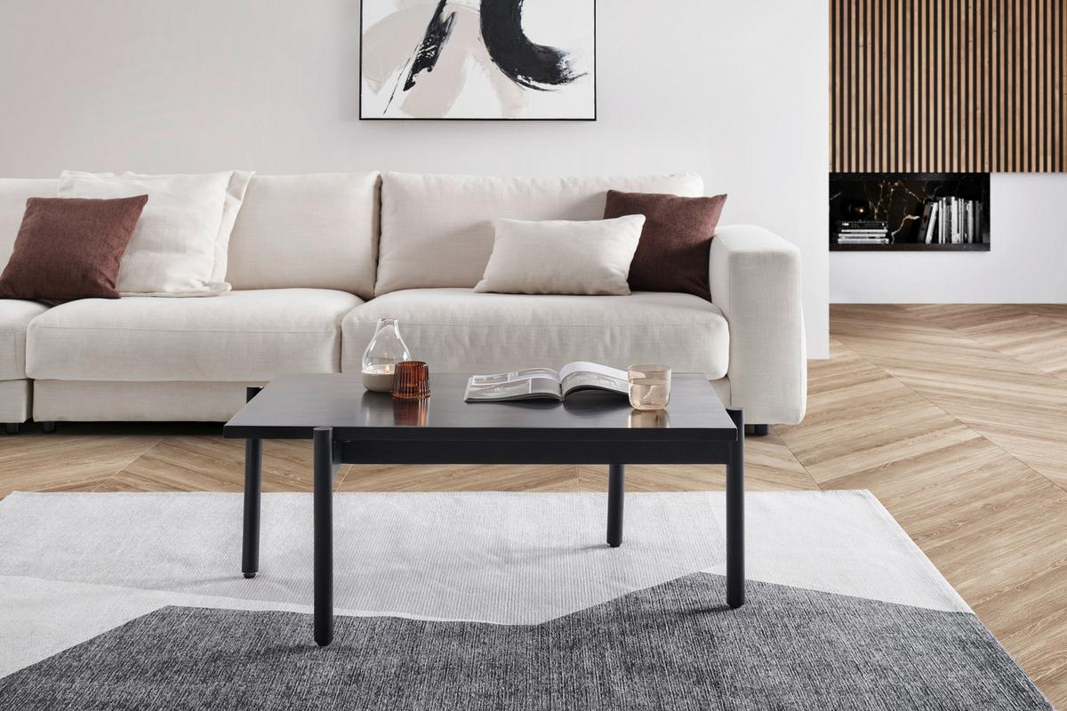 STOLIK KAWOWY PUMBA - czarny, Design, drewno (100/65/40cm) - Livetastic