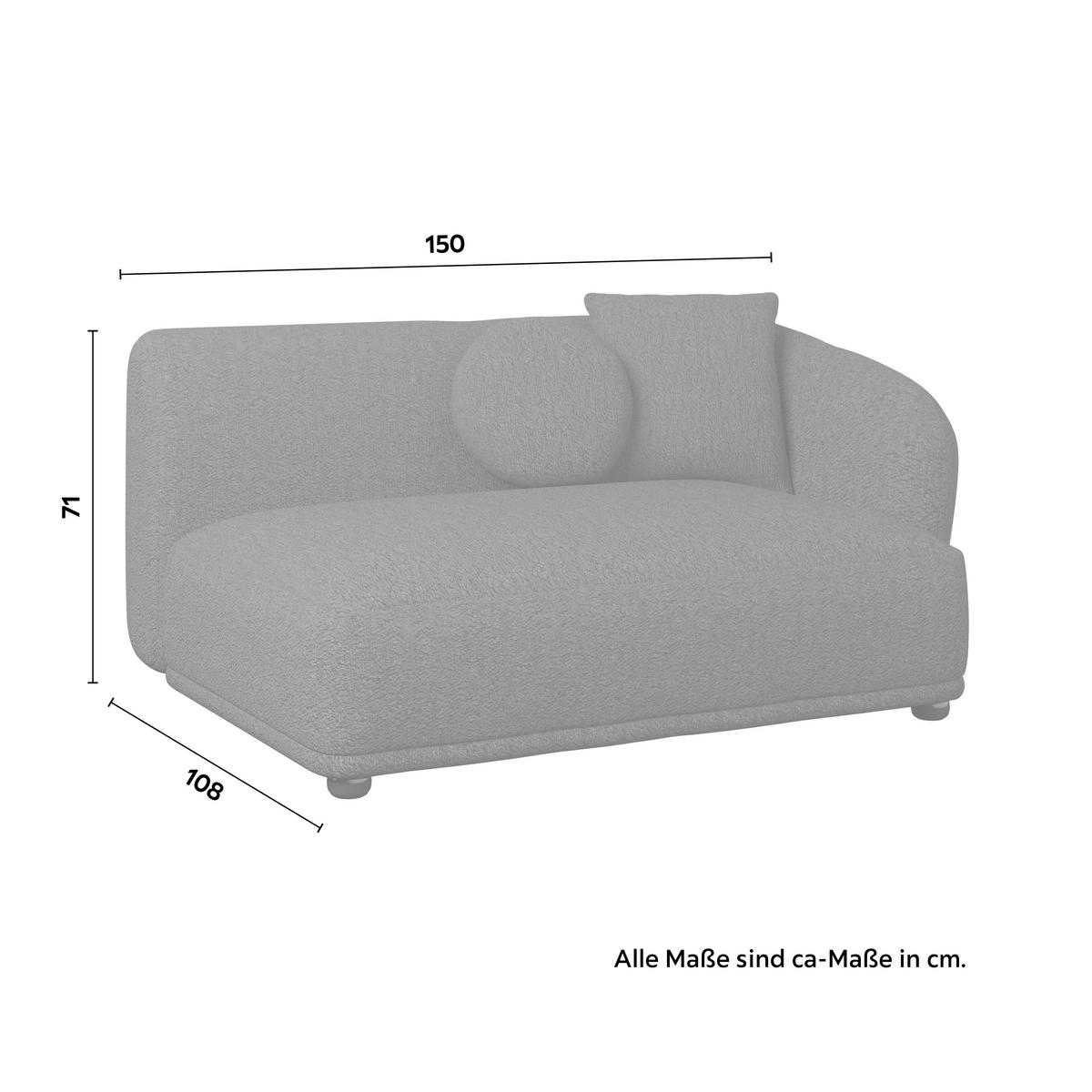 Kutna Garnitura Kira - crna, Moderno, drvo/tekstil (408/108cm) - Bessagi Home