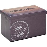 Sitzbox Dunkelbraun - Dunkelbraun, LIFESTYLE (65/40/40cm) - Mömax