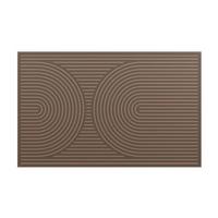 Lábtörlő Oskar 50/80 - barna, Konventionell, textil (50/80cm)