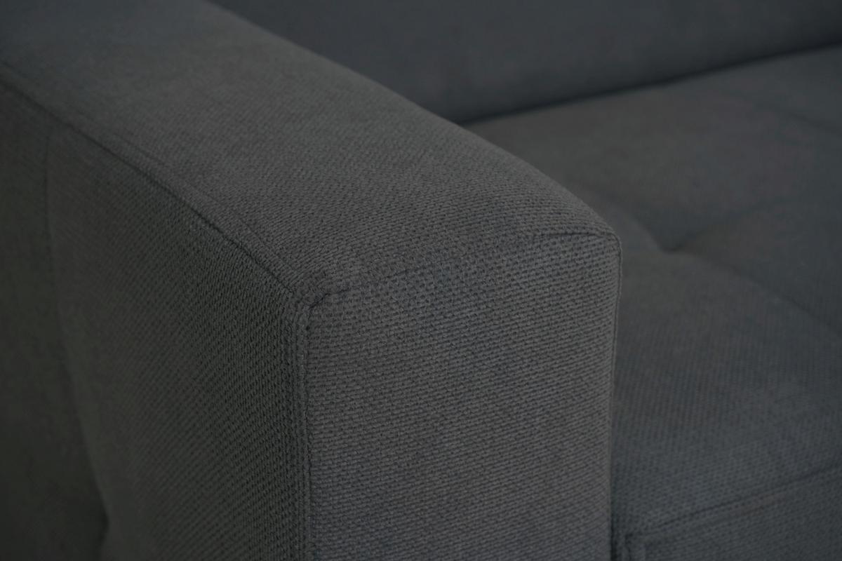 Kutna Garnitura Marco - tamno siva/crna, Konvencionalno, drvni materijal/drvo (238/78-94/170cm) - Modern Living