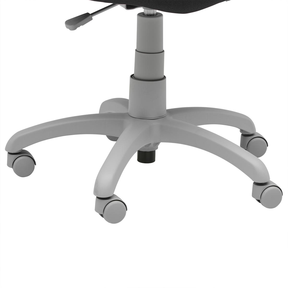 Jugenddrehstuhl Kiki S-Line Blau/Schwarz - Blau/Schwarz, KONVENTIONELL, Kunststoff/Textil (64/84-106/64cm) - Mömax