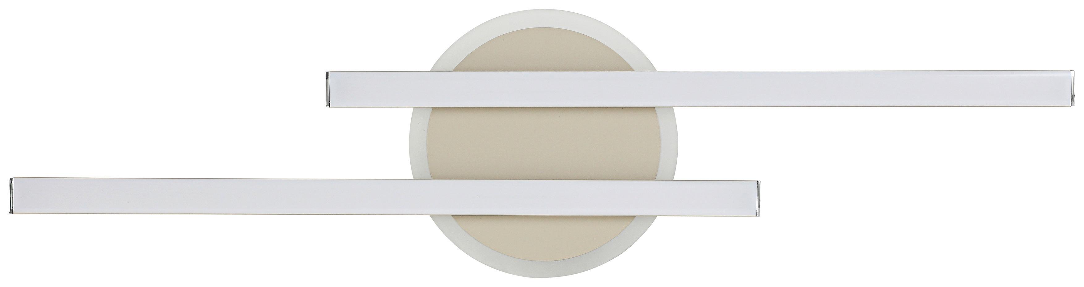 LED-TAKLAMPA OLGA - sandfärgad, Modern, metall/plast (58/15/5cm) - Mömax