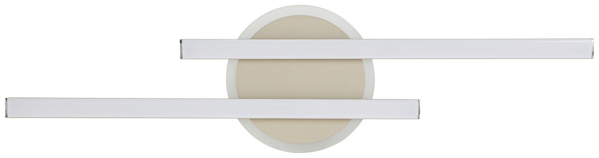 LED-Deckenleuchte Olga Sandfarben max. 14 Watt - Sandfarben, MODERN, Kunststoff/Metall (58/15/5cm) - Mömax