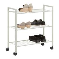 Cipőspolc Görgőkkel Lorelei - kasmírszínű, Modern, műanyag/fém (68/70/28cm) - Mömax