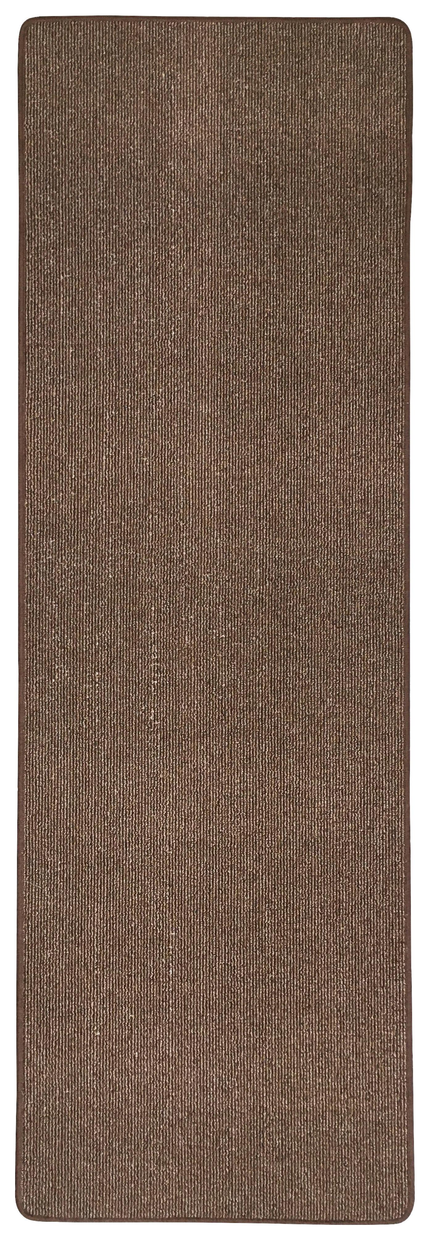 Läufer Vancouver in Braun ca.66x200cm - Braun, Konventionell, Kunststoff (66/200cm) - Modern Living