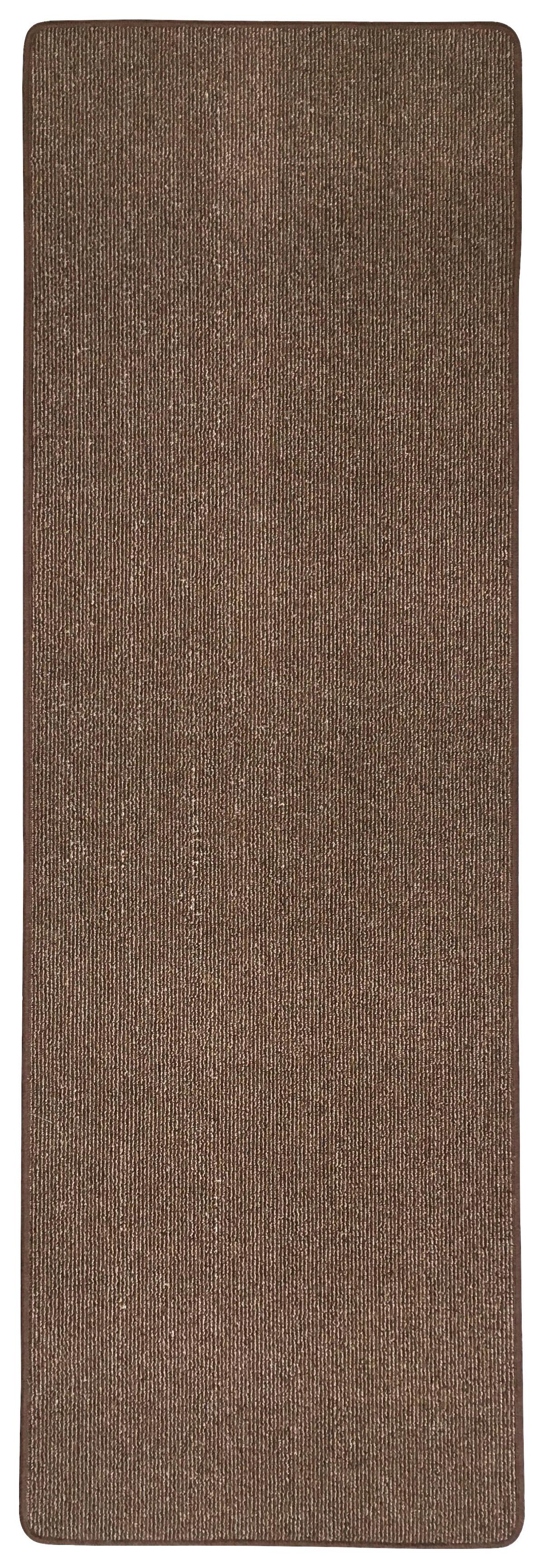 Läufer Vancouver in Braun ca.66x200cm - Braun, KONVENTIONELL, Kunststoff (66/200cm) - Modern Living