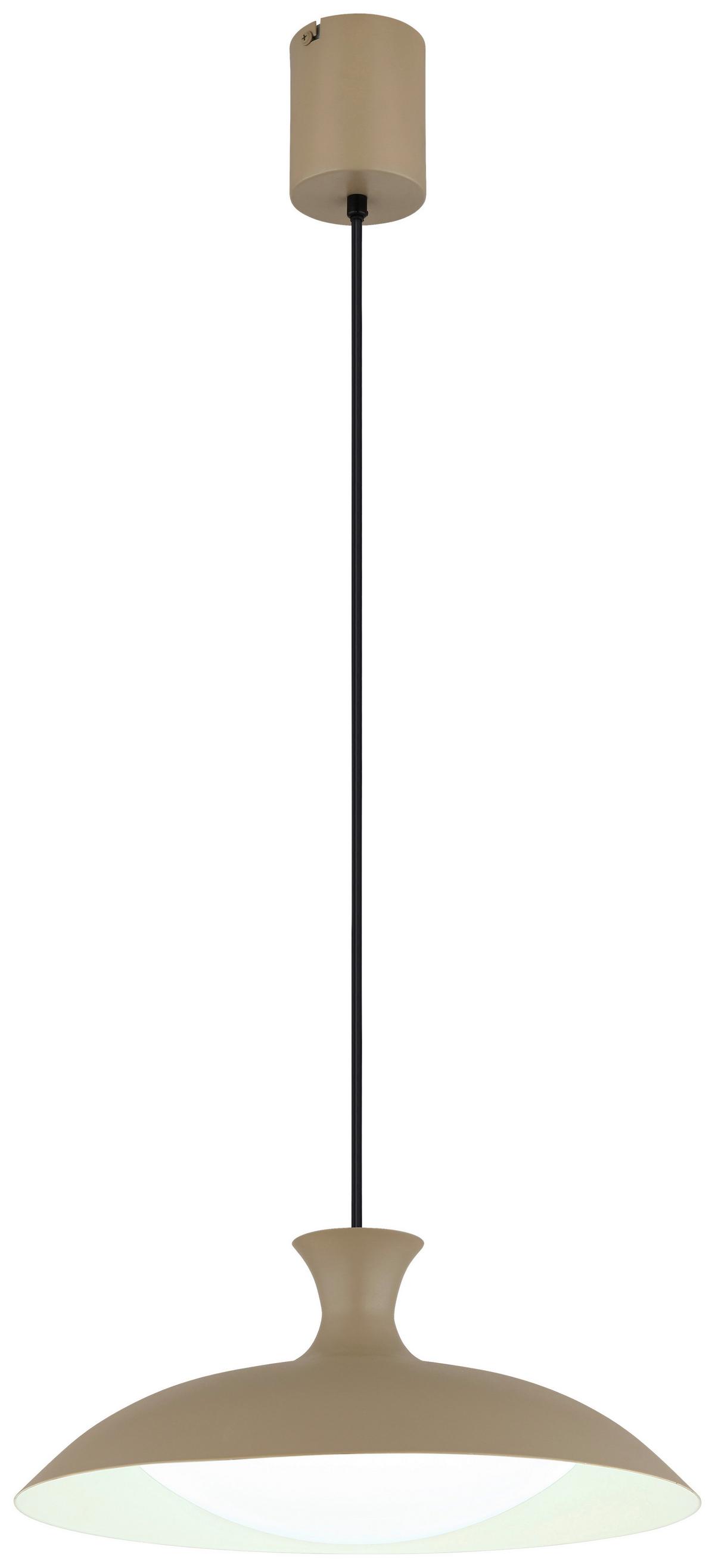 LAMPA WISZĄCA LED AMELIE - biały/opal, Trend, tworzywo sztuczne/metal (40/150cm) - Collet's Monde