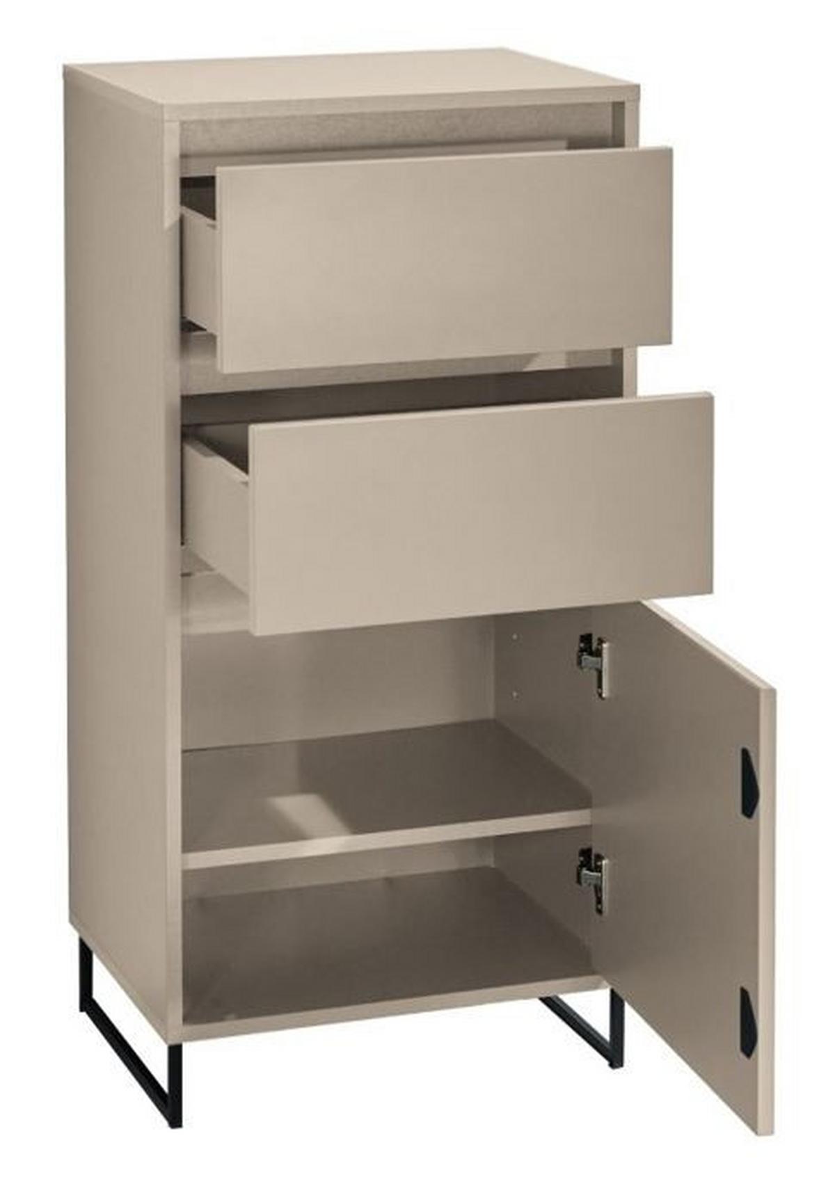 Comodă COLOGNE - cașmir, Design, material pe bază de lemn (50/103/38cm) - Modern Living