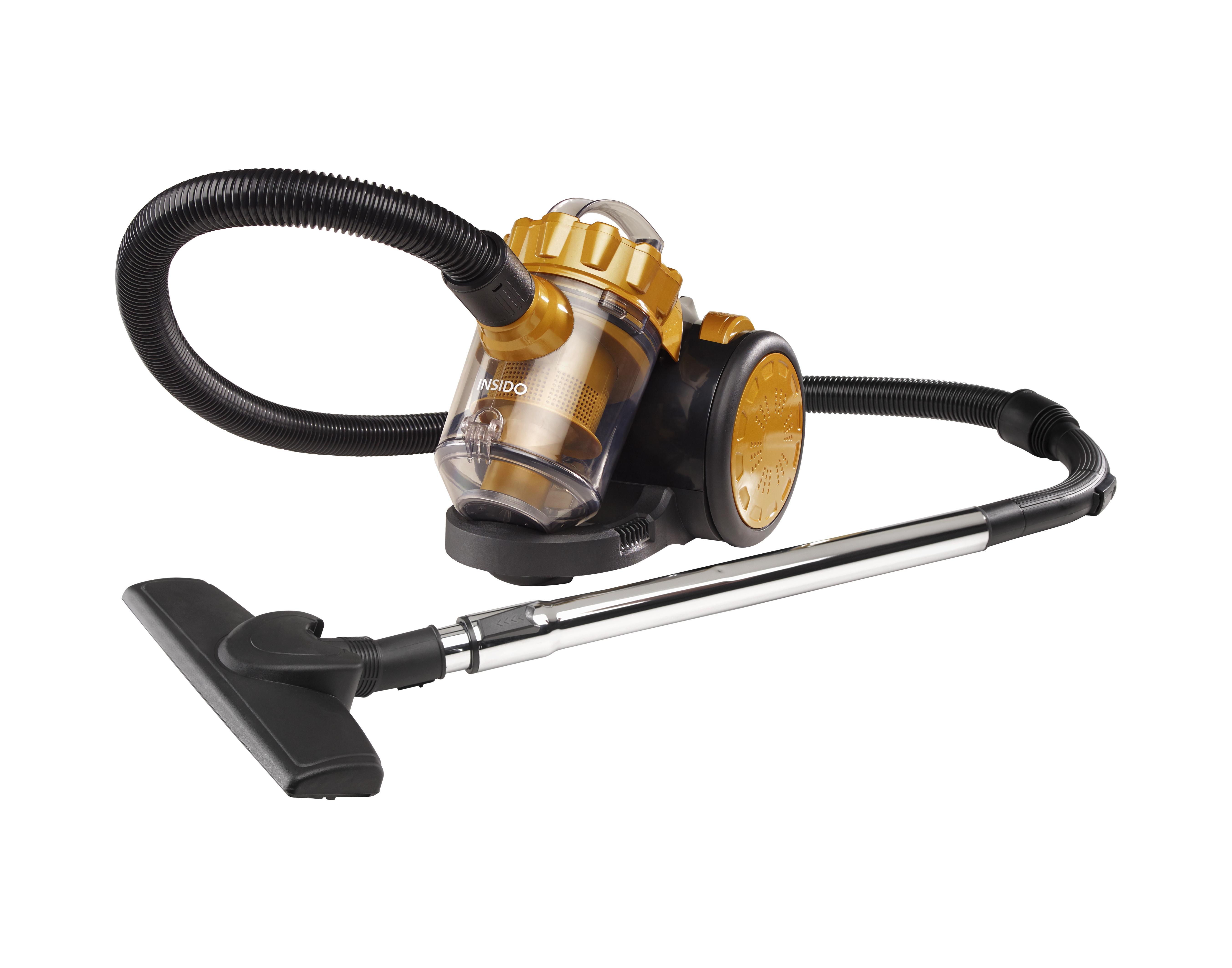 Bodenstaubsauger Arwen 700 Watt - Goldfarben/Schwarz, Kunststoff/Metall (33/23/26cm) - Modern Living