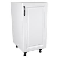 Konyhai Alsószekrény Michelle - fekete/fehér, Modern, faalapú anyag/fém (40/82/54cm)