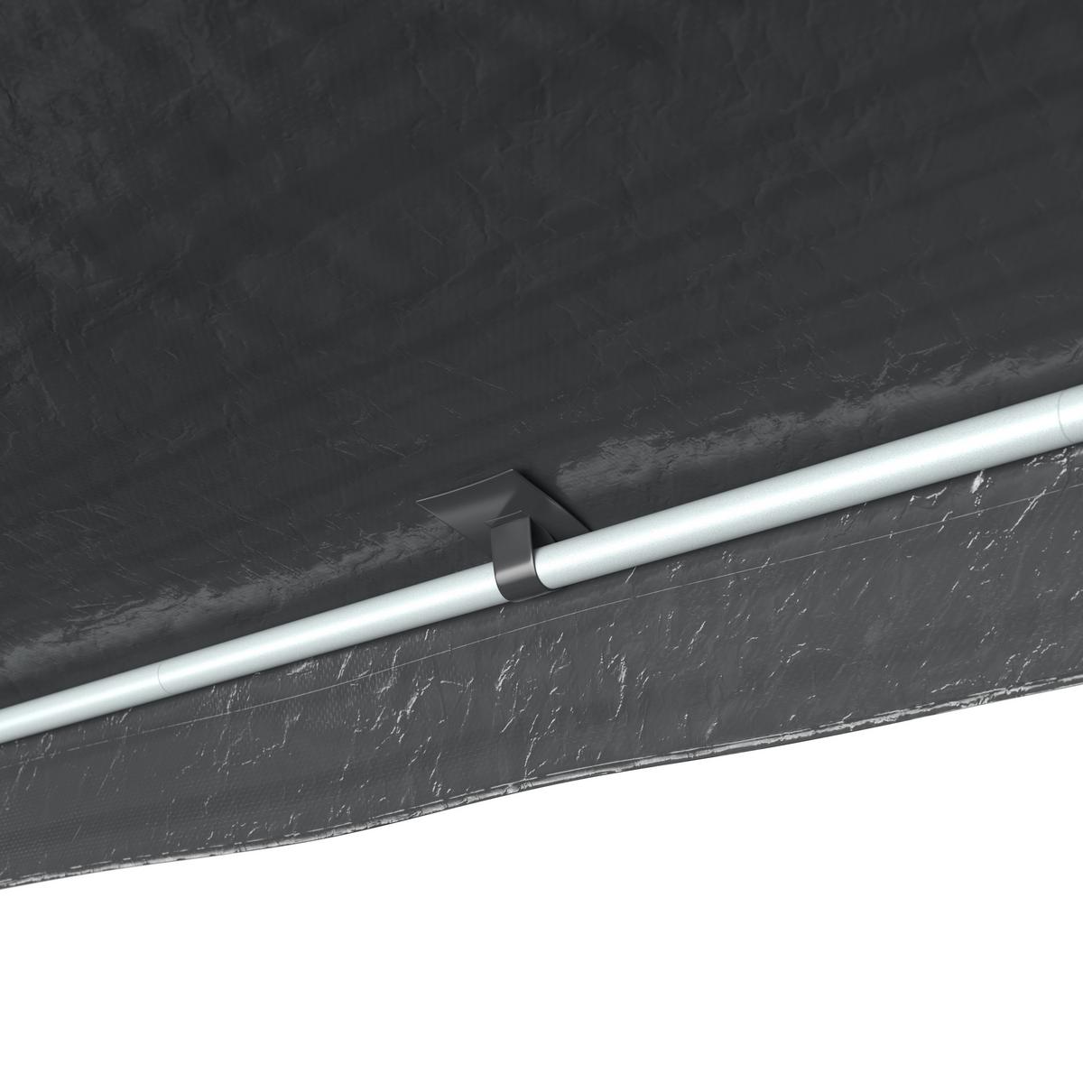 Pavillon Lui Dunkelgrau - Taupe/Dunkelgrau, Basics, Textil (300/245/300cm)