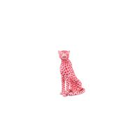 Dekoleopard Pantra Rosa - Rosa, Basics, Kunststoff (10,5/26/19cm)