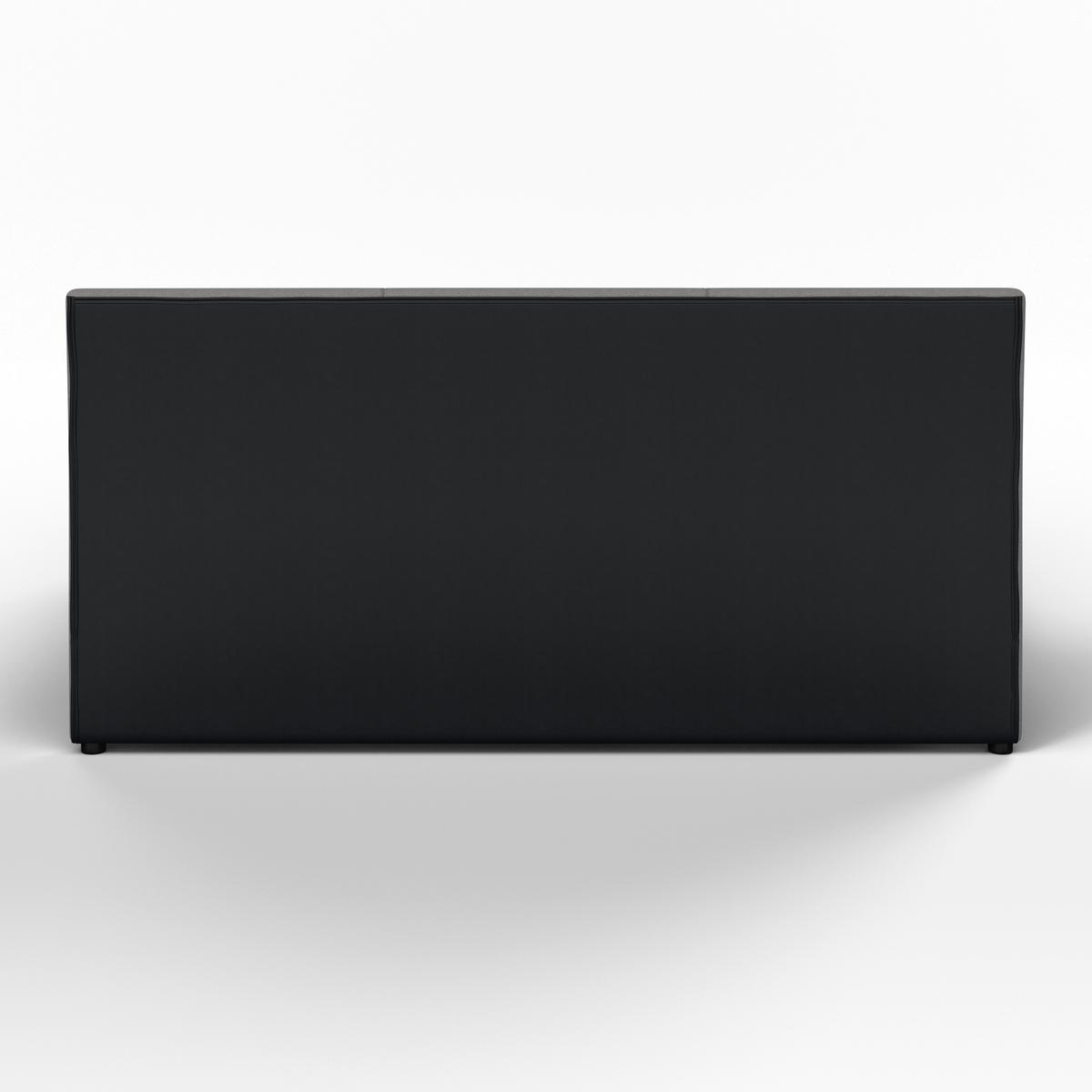 Polsterbett Melisa ca. 180x200 cm Grau - Schwarz/Naturfarben, MODERN, Holz/Textil (180/200cm) - Bessagi Home