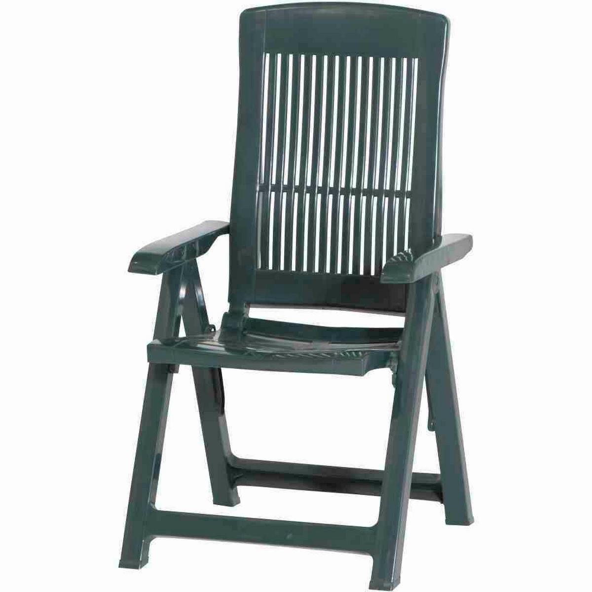 GARTENSTUHL-SET TAMPA+AUFLAGEN SET - Blau/Grün, MODERN, Kunststoff/Textil (44/111/50cm) - Gardenson