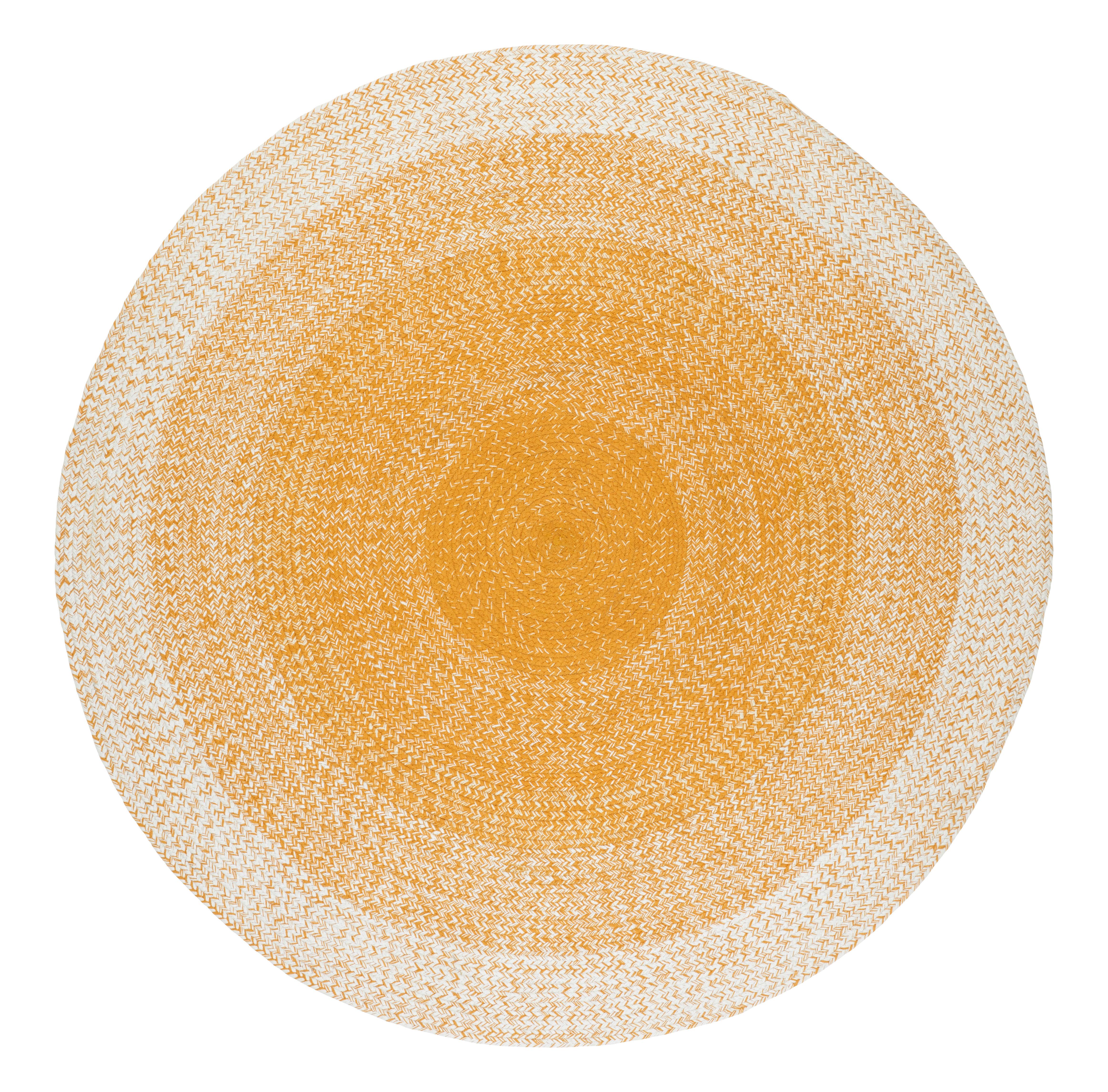 Flachwebeteppich Marie in Gelb ca.160cm - Gelb, Basics, Textil (160cm) - Modern Living