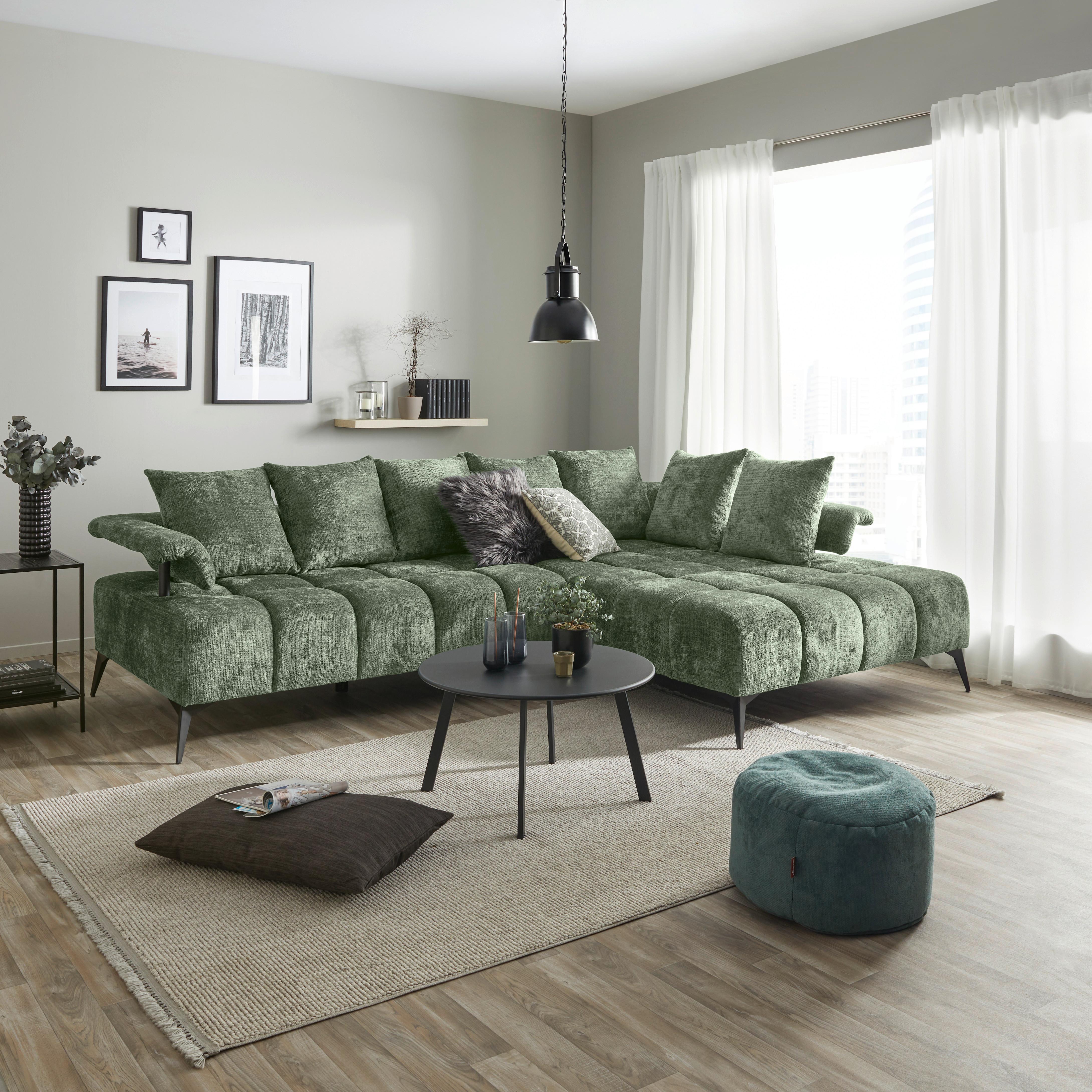 Coltar VANESSA NEW - verde mentă, Modern, textil (297/200cm) - Modern Living