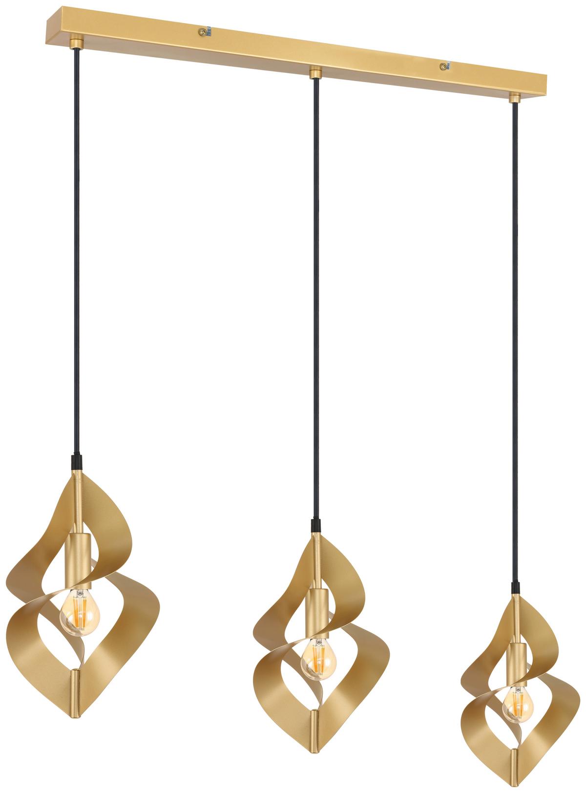 LAMPA WISZĄCA DORISA - kolor złoty, Design, metal (70/17/120cm) - Collett's Monde
