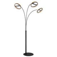 LED-STEHLEUCHTE 67179S1 DELLA - Klar/Weiss, Design, Kunststoff/Metall (83,7/102,3/190,2cm) - Globo