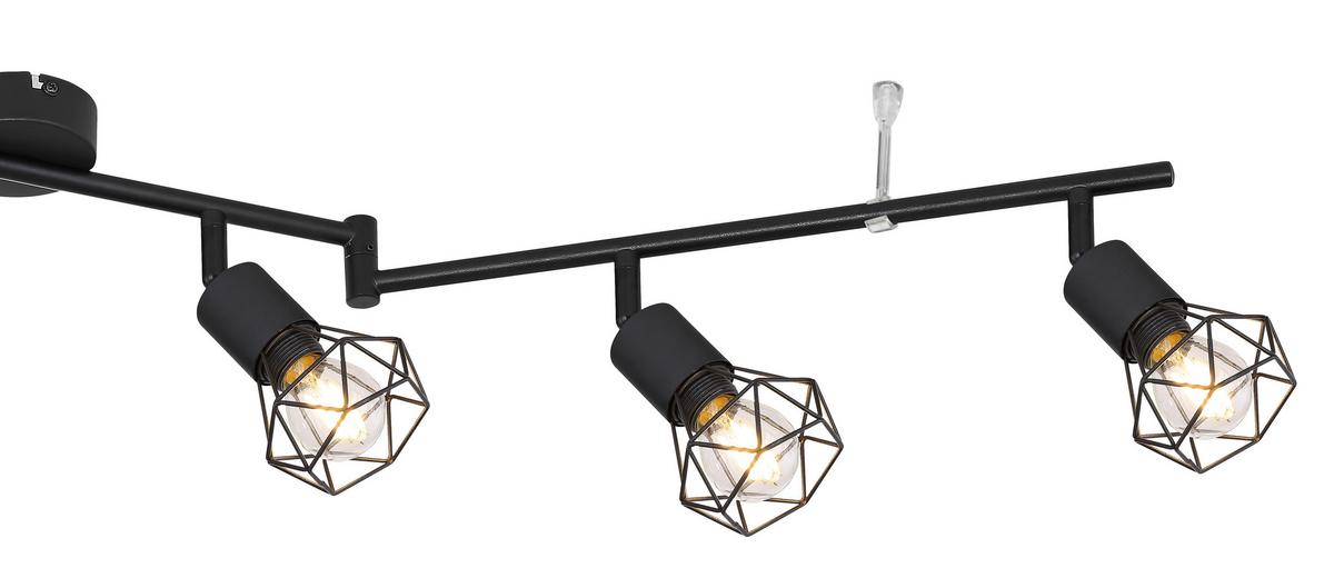 Reflektor Mori - črna, Basics, kovina (120/8/22cm) - Globo