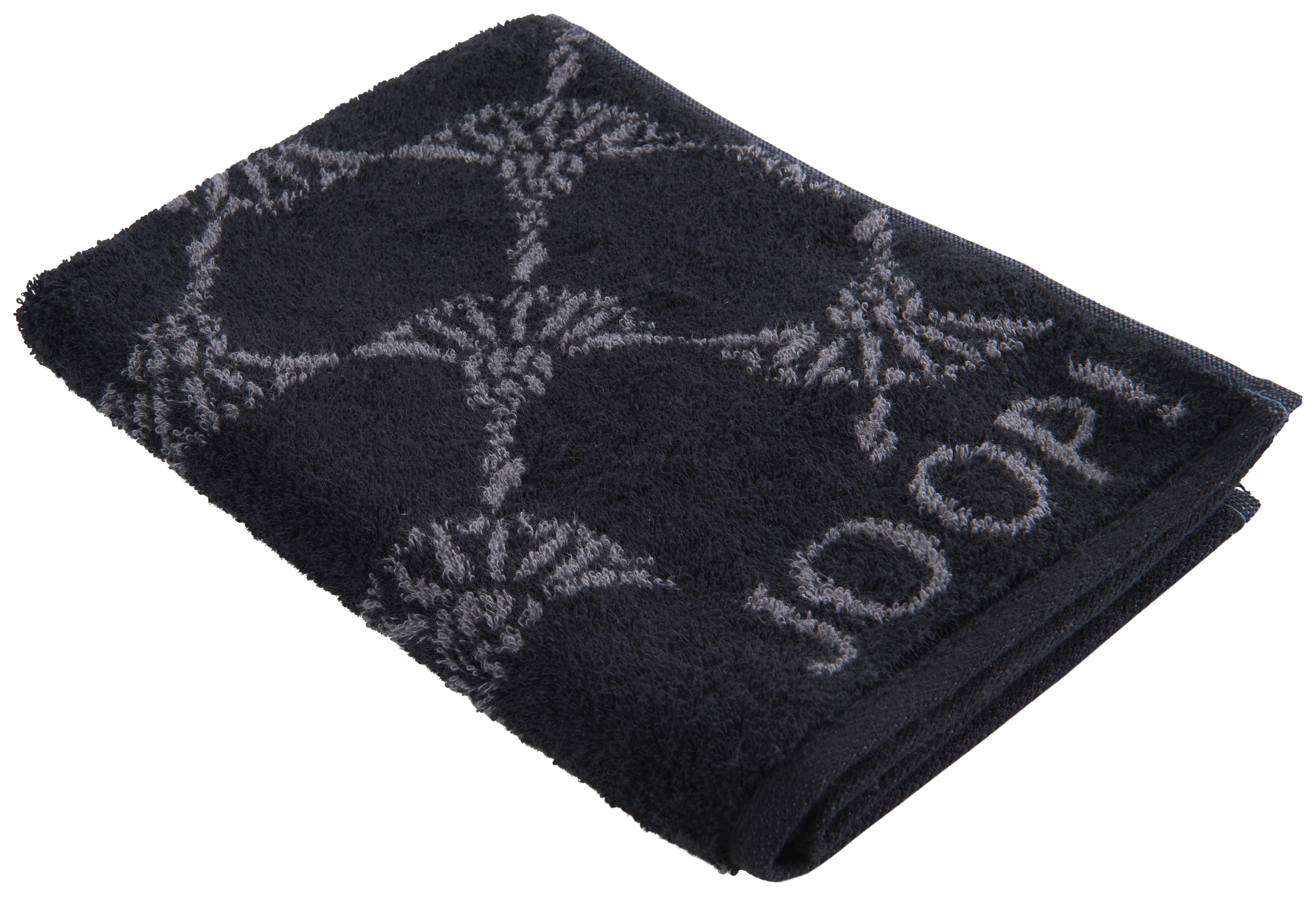 RĘCZNIK DLA GOŚCI JOOP! CLASSIC CORNFLOWER - czarny, Design, tkanina (30/50cm) - Joop!