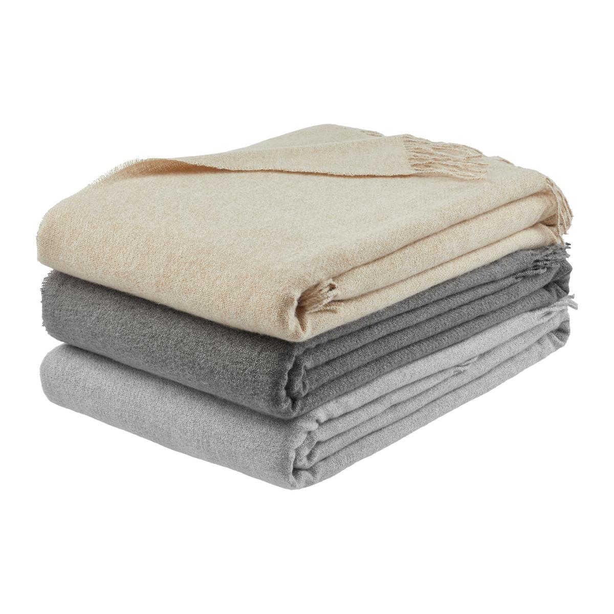 Kuscheldecke Hanna Anthrazit ca. 150x200cm - Anthrazit, MODERN, Textil (150/200cm) - Premium Living